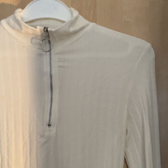 White Ribbed Bodysuit - Picture 3 of 3